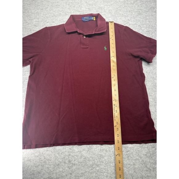 Polo Ralph Lauren Polo Shirt Mens Large Classic Fit Green Pony Casual - Picture 5 of 8